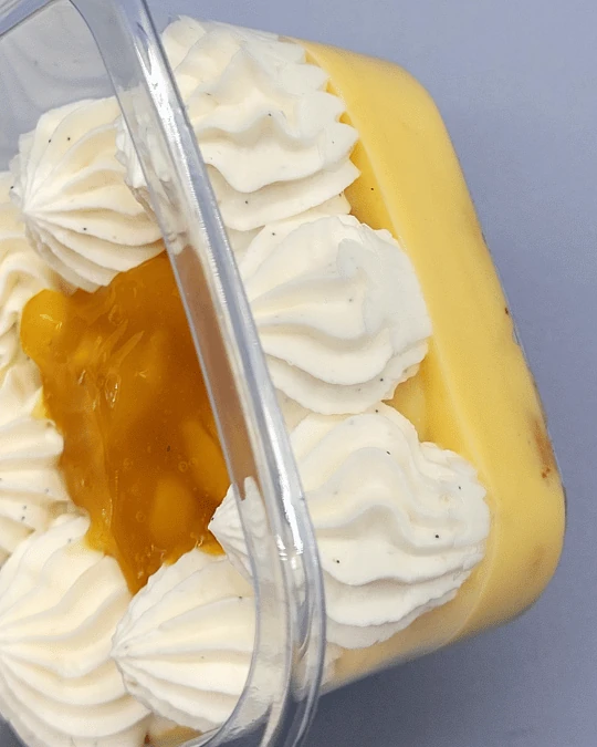 Десерт Кокос-Манго-Маракуйя